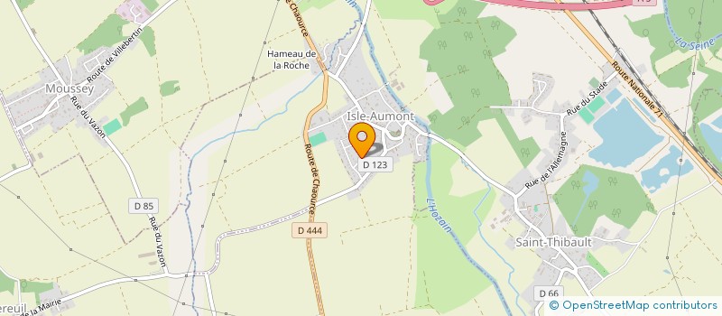 localisation de l'entreprise URGENCE PLOMBERIE 10  ISLE AUMONT