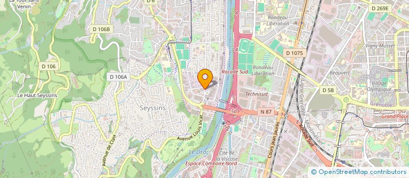 localisation de l'entreprise URGENCE REPAIR à SEYSSINS