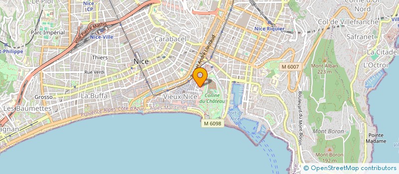 localisation de l'entreprise URGENCE SOCIALE 06 à NICE