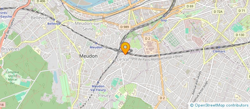 localisation de l'entreprise URGENCEMICRO à MEUDON