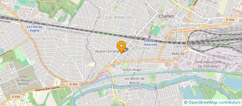 localisation de l'entreprise URGENCES à CHELLES