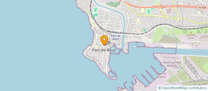 localisation de l'entreprise URGENCES AMBULANCES  PORT-DE-BOUC