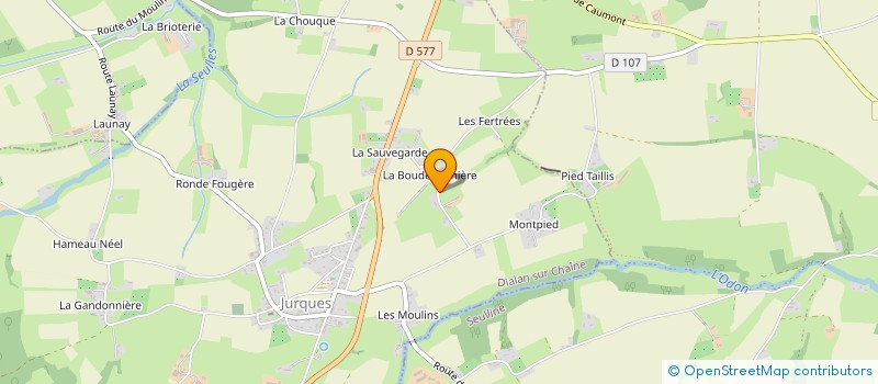 localisation de l'entreprise URGENCES AMBULANCES  SOULEUVRE EN BOCAGE