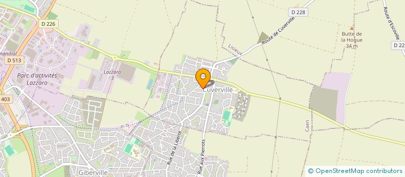 localisation de l'entreprise URGENCES BOBO  CUVERVILLE