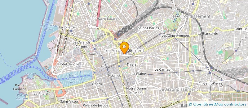 localisation de l'entreprise URGENCES DENTS 24 H 24 H à MARSEILLE