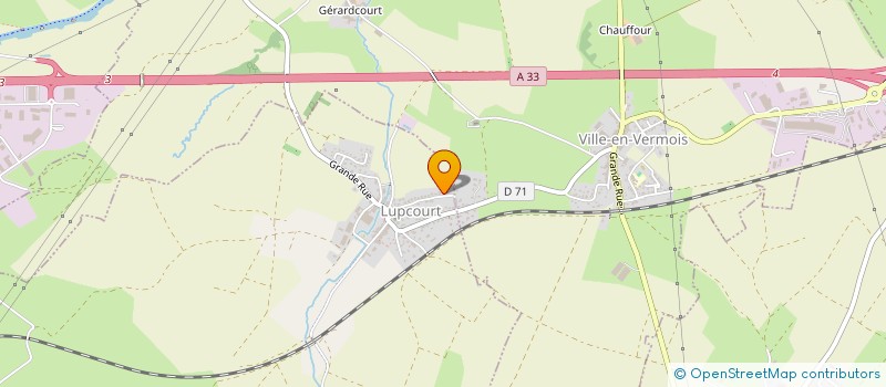 localisation de l'entreprise URGENCES LIFE  LUPCOURT