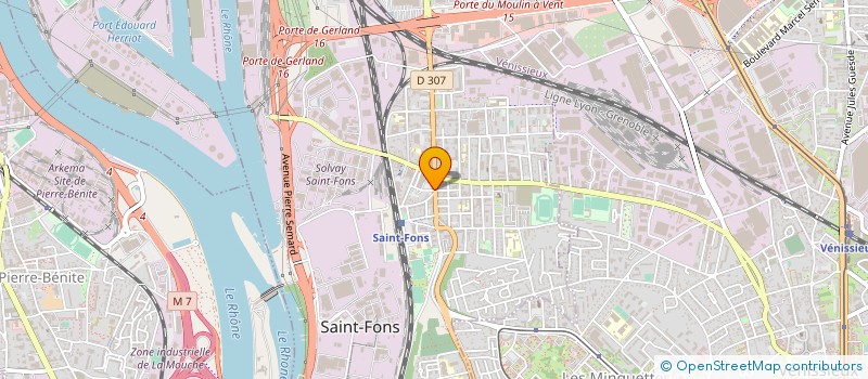 localisation de l'entreprise URGENCES MEDICALES 69 à SAINT-FONS