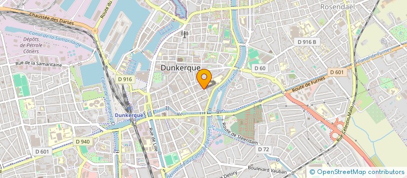 localisation de l'entreprise URGENCES MEDICALES DES FLANDRES  DUNKERQUE