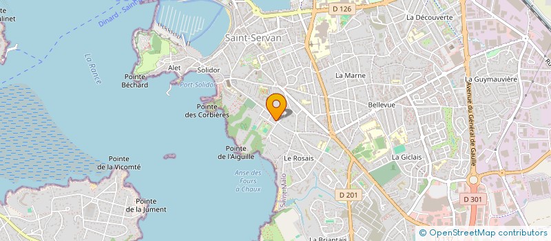 localisation de l'entreprise URGENCES MODE D'EMPLOI  SAINT-MALO