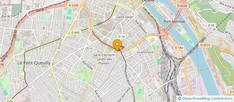 localisation de l'entreprise URGENCES PRIVEES ROUEN METROPOLE à ROUEN