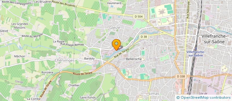 localisation de l'entreprise URGENCES SANTE AMBULANCES  GLEIZE