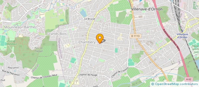 localisation de l'entreprise URGENCES SERVICES 38 à VILLENAVE-D'ORNON