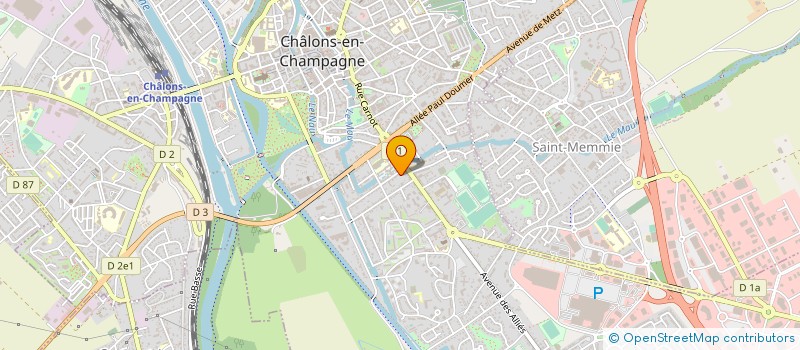 localisation de l'entreprise URGENT.EXPERT à CHALONS-EN-CHAMPAGNE