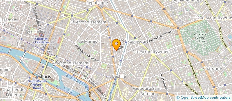 localisation de l'entreprise URGENT FRANCE à PARIS