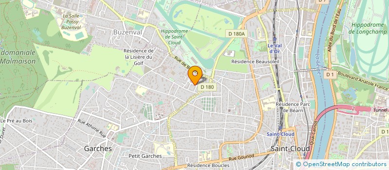 localisation de l'entreprise URGENT RUN PARIS à GARCHES