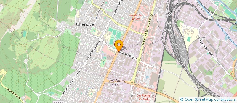 localisation de l'entreprise URGO FORMATION à CHENOVE