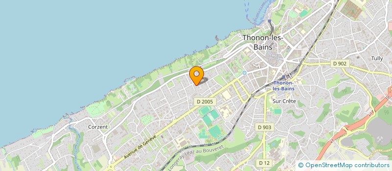 localisation de l'entreprise URGO PM à THONON-LES-BAINS