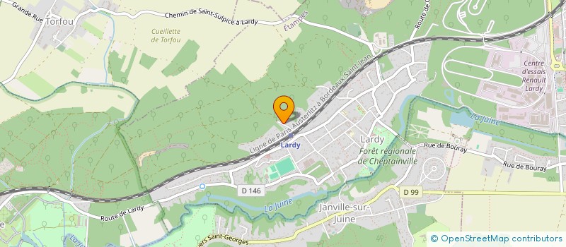 localisation de l'entreprise URGSARL  JANVILLE-SUR-JUINE