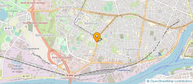 localisation de l'entreprise URI CFDT DES PAYS DE LA LOIRE à NANTES