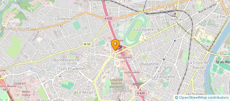 localisation de l'entreprise URI CFDT OCCITANIE à TOULOUSE