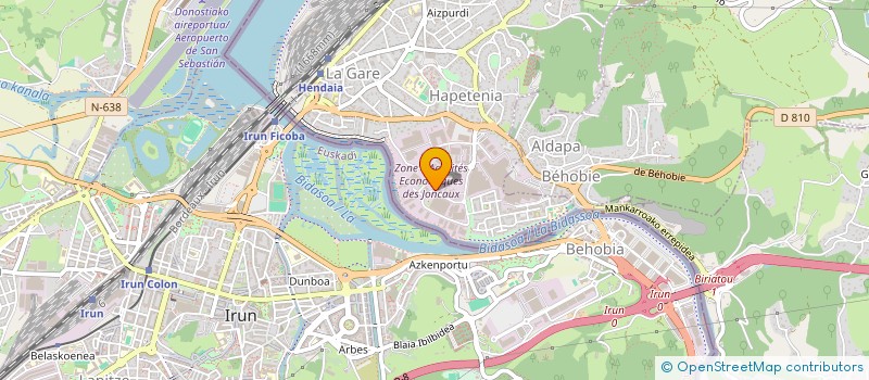 localisation de l'entreprise URIA à HENDAYE