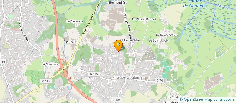 localisation de l'entreprise URIELLE à HAUTE-GOULAINE