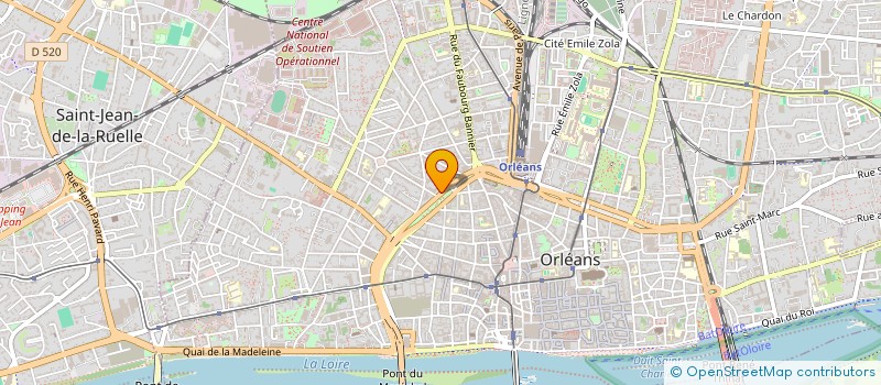 localisation de l'entreprise URIOPSS CENTRE à ORLEANS