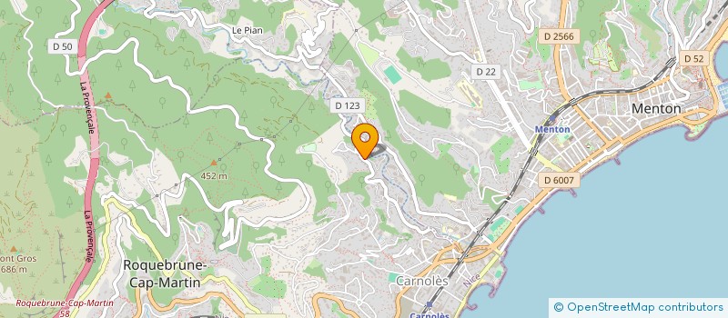 localisation de l'entreprise URISARI SUSTAINABLE SOLUTIONS à ROQUEBRUNE-CAP-MARTIN