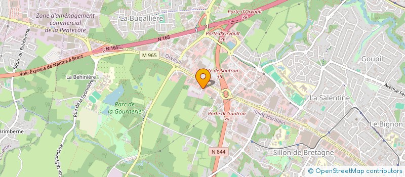 localisation de l'entreprise URITS à SAINT-HERBLAIN