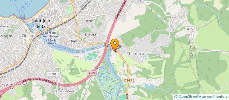 localisation de l'entreprise URKIROLAK TRIATHLON  SAINT-JEAN-DE-LUZ