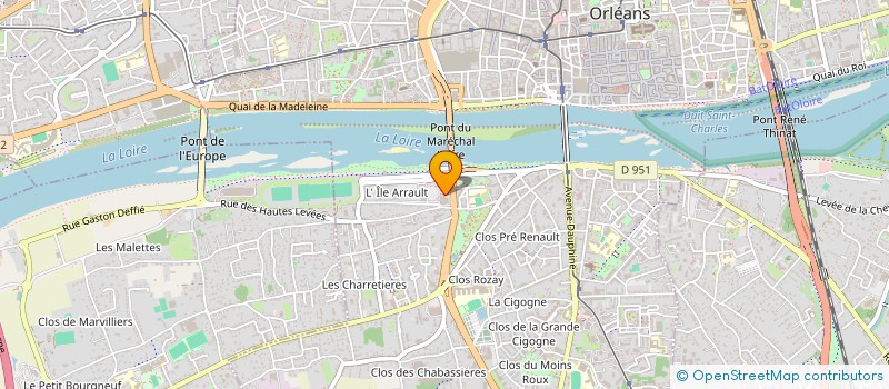 localisation de l'entreprise URLR à ORLEANS