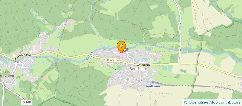 localisation de l'entreprise URMA USINAGE à SENTHEIM