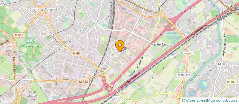 localisation de l'entreprise URO HABITAT DEVELOPPEMENT à MONTPELLIER