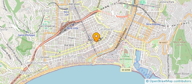 localisation de l'entreprise URO360  NICE