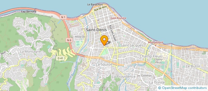 localisation de l'entreprise UROGEC-REUNION à SAINT-DENIS