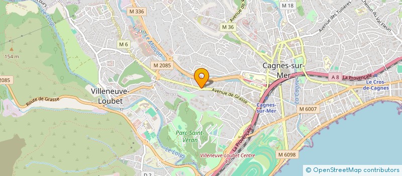 localisation de l'entreprise UROGYN 06 à CAGNES-SUR-MER