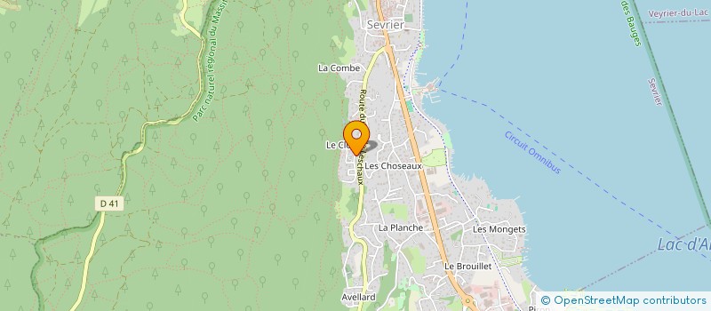 localisation de l'entreprise UROLAC IMMO  SEVRIER