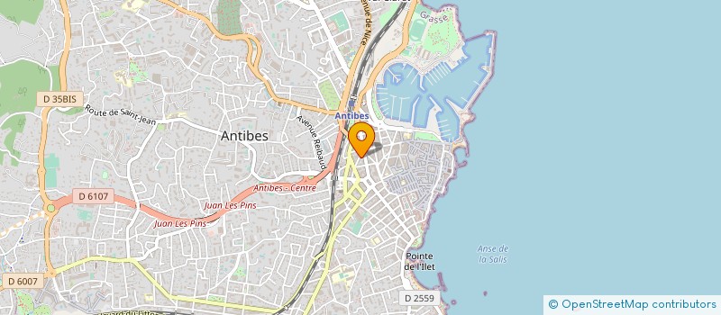 localisation de l'entreprise UROPH à ANTIBES