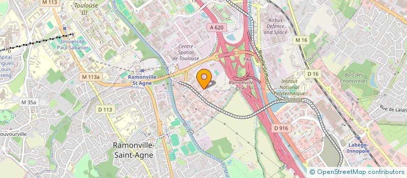localisation de l'entreprise UROSPHERE à TOULOUSE