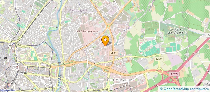 localisation de l'entreprise URPS DIK à MONTPELLIER