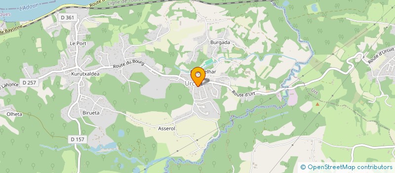 localisation de l'entreprise URREKZO BIZARRA  URCUIT