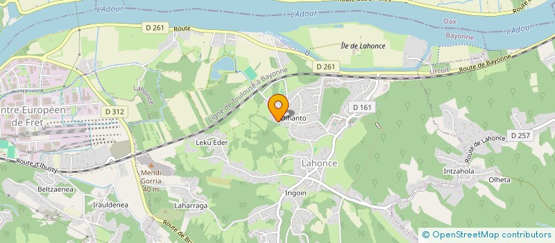 localisation de l'entreprise URRITZALDE  LAHONCE