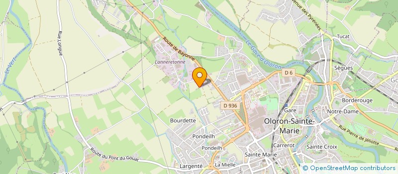 localisation de l'entreprise URRUSTOI  OLORON-SAINTE-MARIE