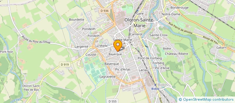 localisation de l'entreprise URRUTIMMO  OLORON-SAINTE-MARIE