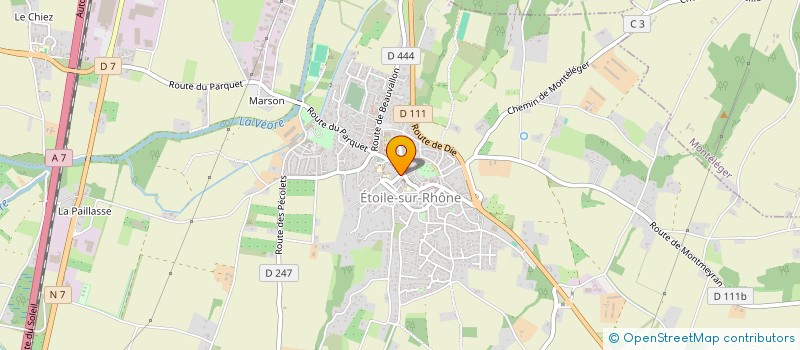 localisation de l'entreprise URSA 2  ETOILE-SUR-RHONE