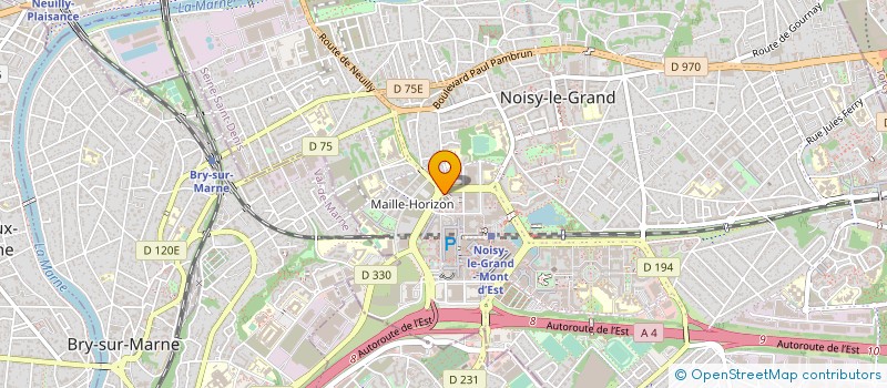 localisation de l'entreprise URSA FRANCE à NOISY-LE-GRAND