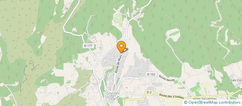 localisation de l'entreprise URSA MAJOR à GORDES