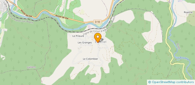 localisation de l'entreprise URSA MAJOR  ESPENEL