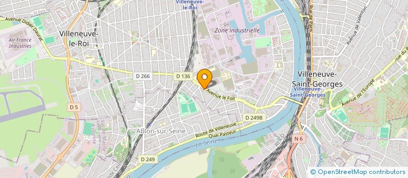localisation de l'entreprise URSAN SOLUTION ENERGIE à VILLENEUVE-LE-ROI