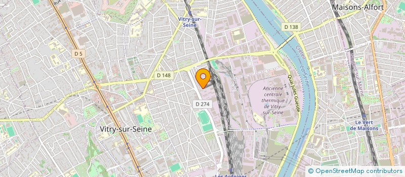 localisation de l'entreprise URSU RENOVATION à VITRY-SUR-SEINE